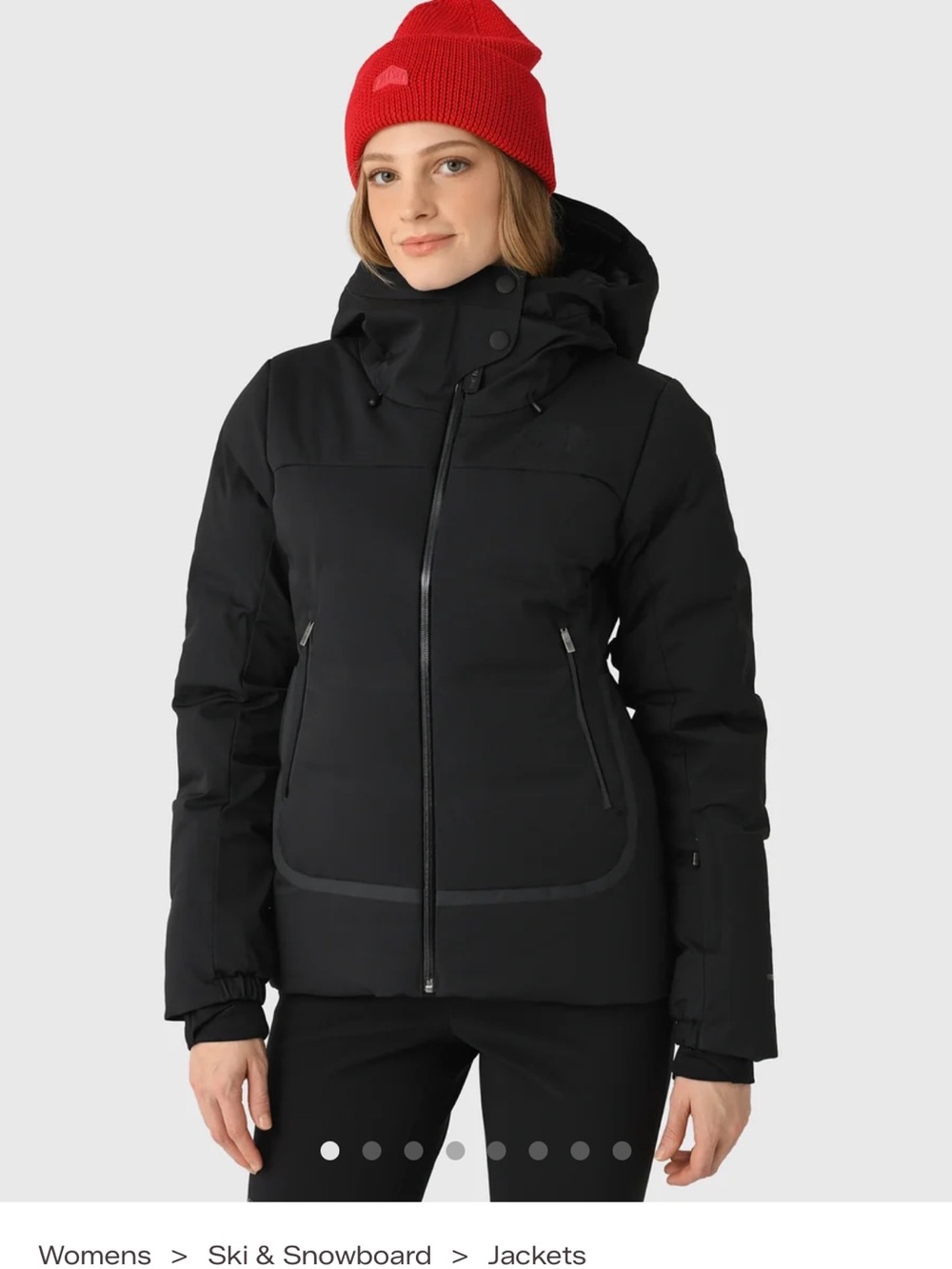 The North Face Women’s Black Hooded Ski Jacket